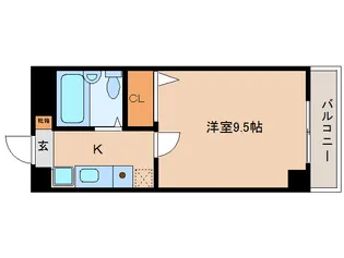 クリーンハイツオンリーワン【5階】の間取り