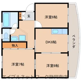 桜ハイツⅡ【305号室】の間取り