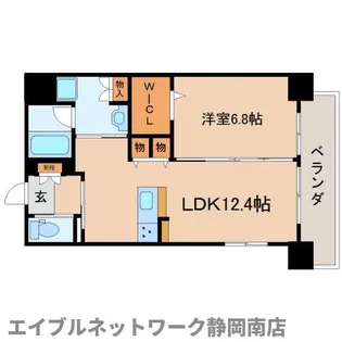 ラ トゥール(La Tour)【1003号室】の間取り