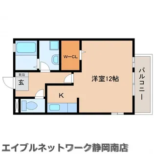 メゾン道原【1階】の間取り