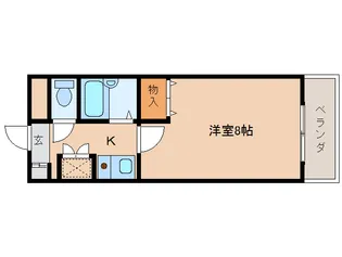 プランドール三条【4階】の間取り