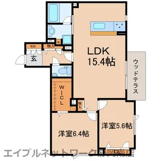ヒルビレッジ静岡駅南【101号室】の間取り