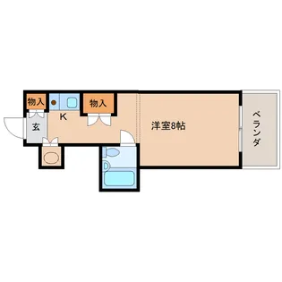 奈良県奈良市学園朝日町【マンション】の間取り