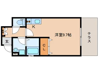 奈良県奈良市中新屋町【アパート】の間取り