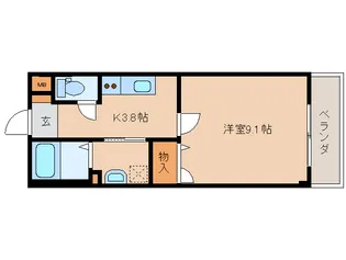 サウス・マ・メゾン【3階】の間取り