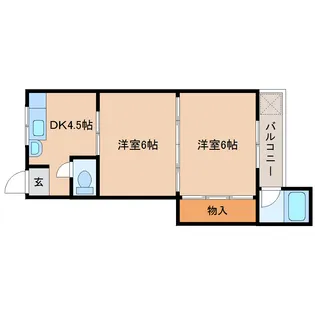 奈良県北葛城郡上牧町桜ケ丘1丁目【マンション】の間取り