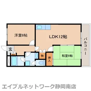 パレスフォーシーズン【2階】の間取り