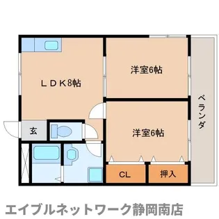 ロジュマンマキノ【301号室】の間取り