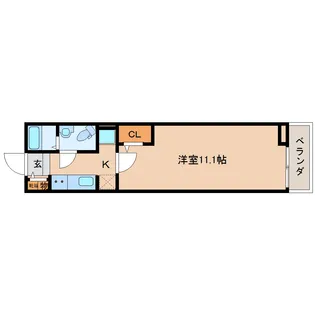 奈良県奈良市瓦堂町【アパート】の間取り