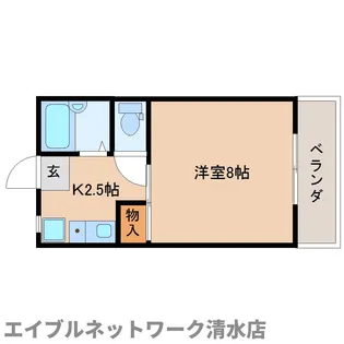 静岡県静岡市清水区三保【マンション】の間取り