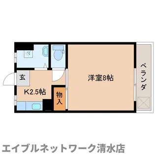 静岡県静岡市清水区三保【マンション】の間取り