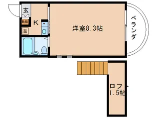 シティパレス21奈良寺町【3階】の間取り