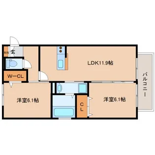 Hauolis NARA【2階】の間取り