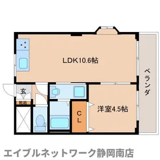 パレスシャルマン【1階】の間取り