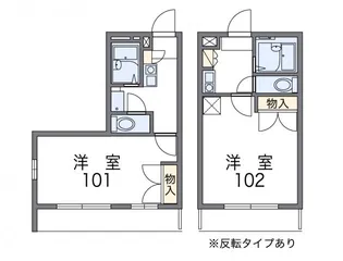 レオパレス大陽弐番館【205号室】の間取り