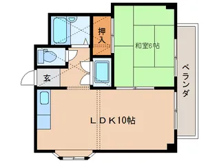 奈良県大和郡山市北郡山町【マンション】の間取り