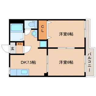 アーバン西大和6号【1階】の間取り
