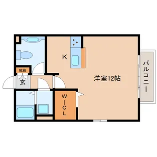 ロイヤルハイツ済美【103号室】の間取り