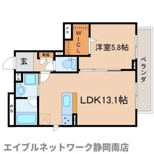 フラッツ・八幡【3階】の間取り