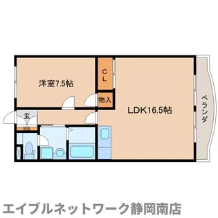 ソレアード【1階】の間取り