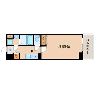 fortuna三条大宮【706号室】の間取り