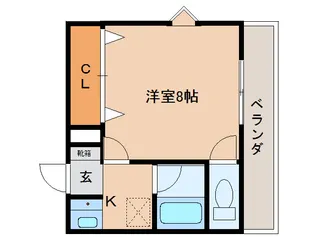 奈良県橿原市小槻町【マンション】の間取り