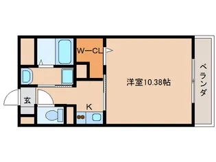 アイリスハイツ8号館【3階】の間取り