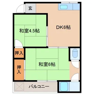 奈良県生駒郡安堵町大字笠目【マンション】の間取り