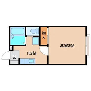静岡県静岡市清水区三保【アパート】の間取り