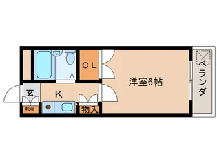 奈良県奈良市西大寺竜王町2丁目【マンション】の間取り