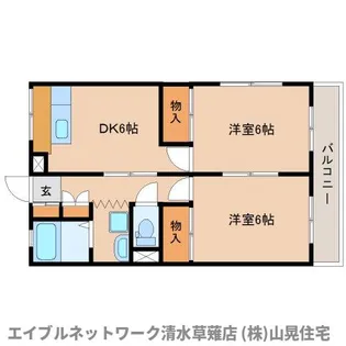 静岡県静岡市清水区草薙3丁目【マンション】の間取り
