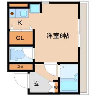リブ・今小路【2階】の間取り