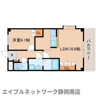 ラフィネⅡ【2階】の間取り