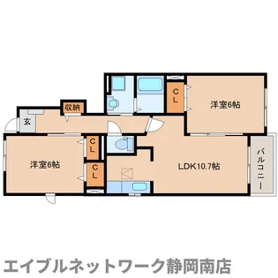 エム・スクエアーガーデンⅠ【1階】の間取り