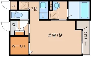 奈良県奈良市杉ヶ町【マンション】の間取り