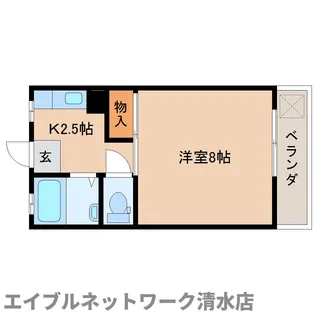 静岡県静岡市清水区三保【マンション】の間取り
