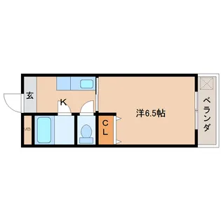 コーポシャローム【2階】の間取り