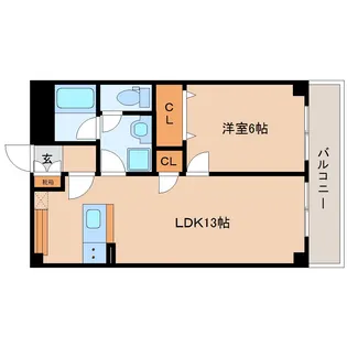 アルファグランデ【4階】の間取り