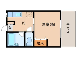 ハイツグランドール【1階】の間取り