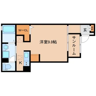 フィオーレ【1階】の間取り