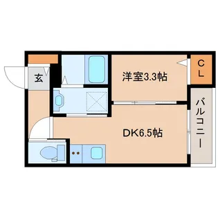 奈良県大和郡山市北郡山町【アパート】の間取り