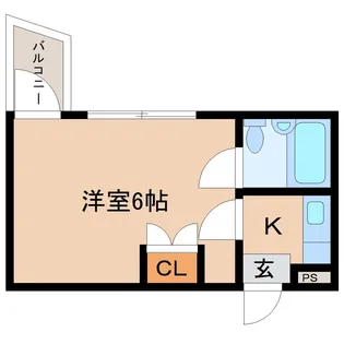 奈良県奈良市柳町【マンション】の間取り