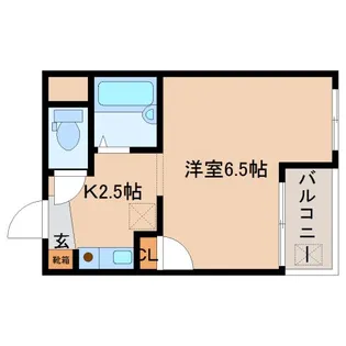 ディアコートYoshimura【1階】の間取り