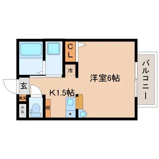 グリシーヌ【1階】の間取り