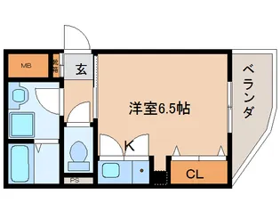 フィールドマンション【7階】の間取り