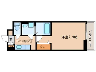 奈良県大和郡山市東岡町【アパート】の間取り