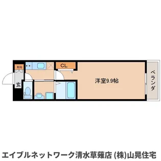 静岡県静岡市葵区瀬名3丁目【アパート】の間取り