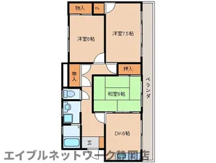 静岡県静岡市葵区南沼上3丁目【マンション】の間取り