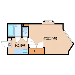 奈良県奈良市南京終町3丁目【マンション】の間取り