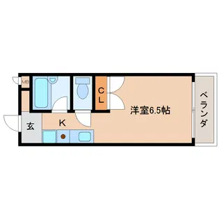 カレッジハウス【303号室】の間取り
